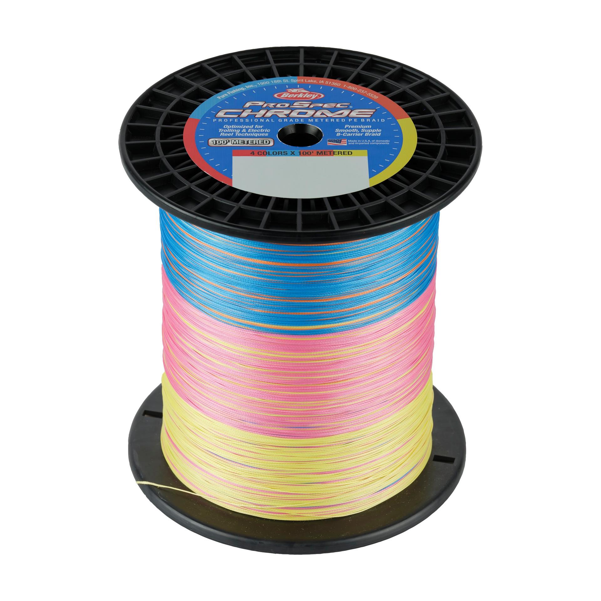 ProSpec® Chrome 4 x 100′ Metered Braid - Berkley