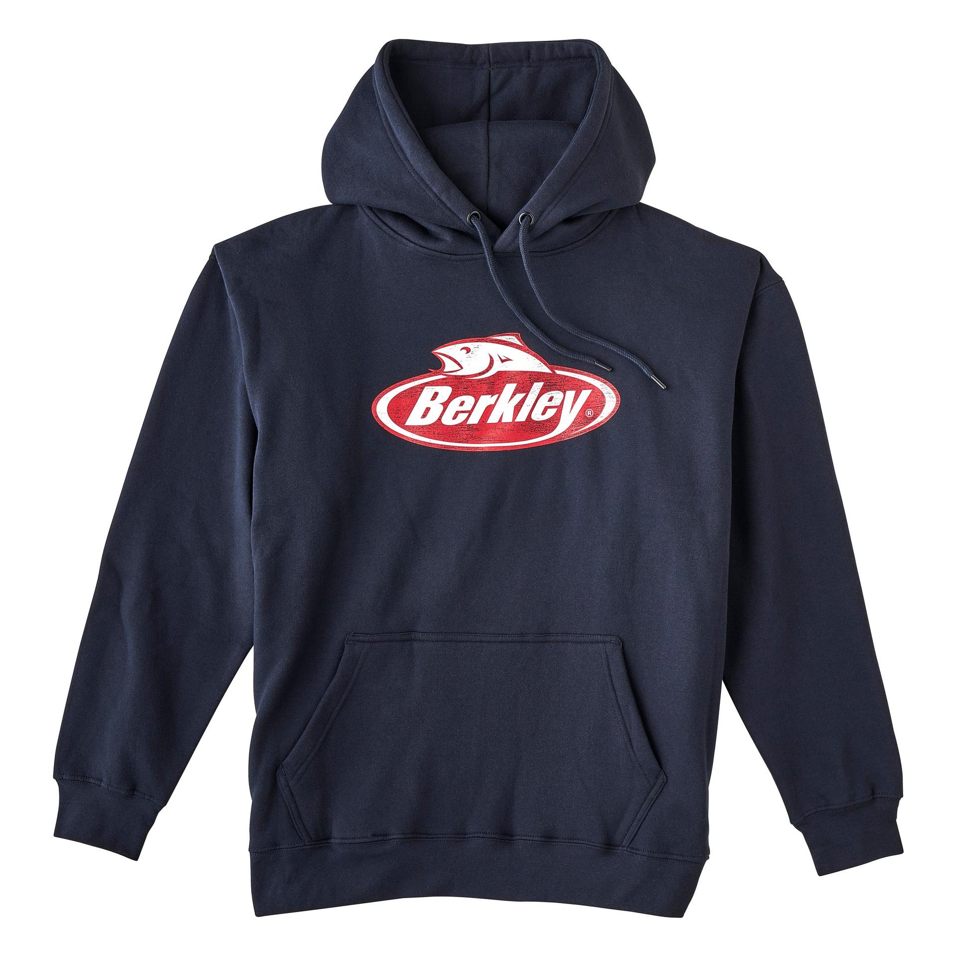 Distressed Logo Pullover Hoodie - Berkley